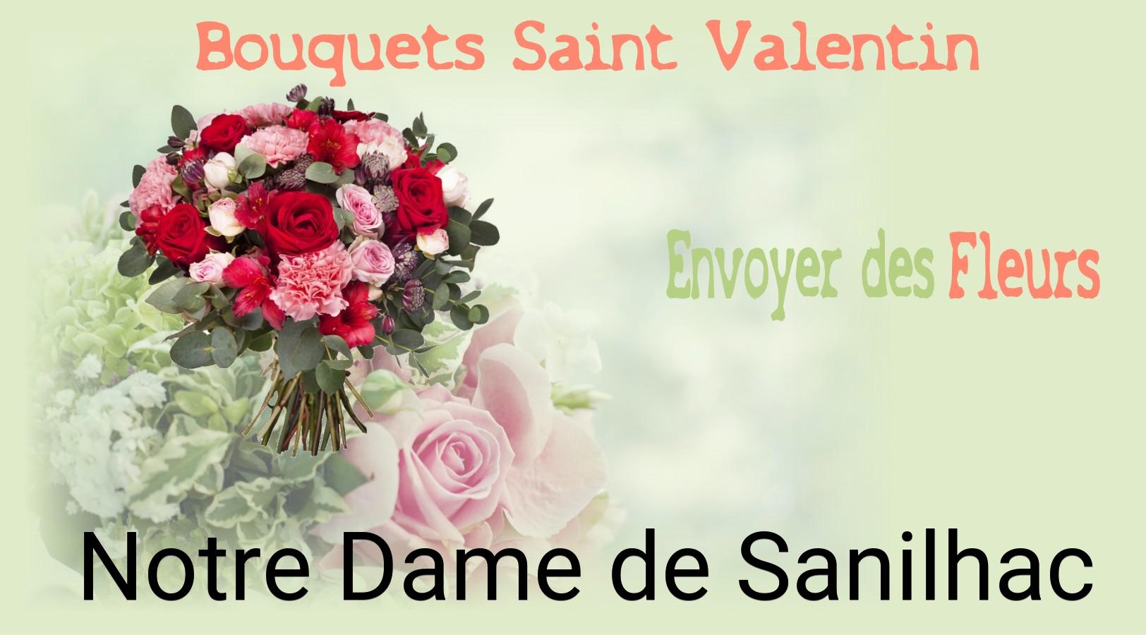 Roses de Saint-Valentin livrées à Notre-Dame-de-Sanilhac